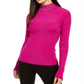 INC International Concepts Women's Embellished Ribbed Knit Turtleneck Pink Size L