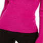 INC International Concepts Women's Embellished Ribbed Knit Turtleneck Pink Size L