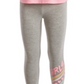 Ideology Toddler Girl's 2 Pc T-Shirt & Leggings Set Heart Stripe Pink  Size 4T