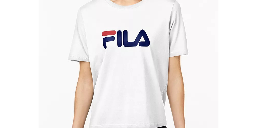 Fila Women's Miss Eagle Cotton T-Shirt Blue Size Small