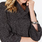 Karen Scott Women's Petite Cowl-Neck 3/4-Sleeve Sweater Wine Size Petite Small