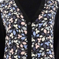 Anne Klein Women S Floral-Print Cardigan Charcoal Size Large