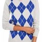 Charter Club Women's Argyle Crewneck Sweater Gray Size XX-Large