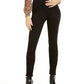 INC International Concepts Women's Zebra Embellished Curvy Skinny Jeans Black Size 0