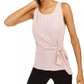 INC International Concepts Women's Side Tie Top Pink Size Petite Small