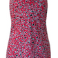 BCBGeneration Women's Cocktail Cowl Neck Asymmetrical Woven Dress Red Size L