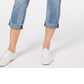 Kut From The Kloth Women's Amy Cuffed Cropped Jeans Blue Size 2