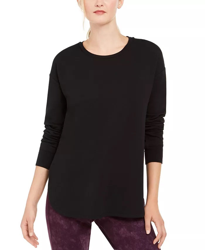 32 Degrees Women's Long Sleeve Top Black Size X-Small