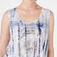 Style & Co Women's Petite Swing Tank Top Blue Size PP