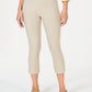 Charter Club Women's Chelsea Pull On Tummy Control Capris Beige Size 14
