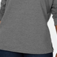 Karen Scott Women's Sport Cowl Neck Top Gray Size Small
