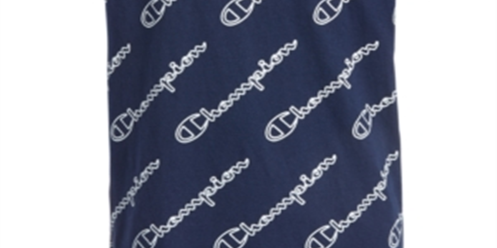 Champion Little Boy's Open Script Short Sleeve Tee Navy Size 7