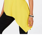 Alfani Women's Asymmetrical Hem Top Gold Size Small