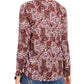 Style & Co Women's Printed Top Purple Size X-Small