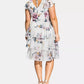 City Chic Women's Trendy Plus Summer Love Dress White Size 18W