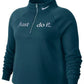 Nike Women's Plus Fleece Fitness Athletic Jacket Green Size 3X