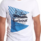 Barbour Men's Vessel Stormforce Logo Graphic T-Shirt White Size X-Large
