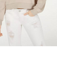 Crave Fame Juniors' Waffle Knit Quarter-Zip Top Beige Size Small