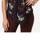 Alfani Women's Floral Embroidered Pointed Hem Blouse Top Red Size Petite Medium