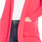 Charter Club Women's Milano Cotton Open Front Sweater Pink Size XS