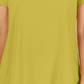 JM Collection Women's Scoop Neck Top Green Size Small