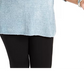 Karen Scott Women's Plus Boat Neck Chenille Sweater Blue Size 2X