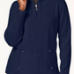 Karen Scott Women's Zip Neck Top Blue Size S