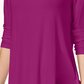 JM Collection Women's Petite Turtleneck Top Pink Size PXL