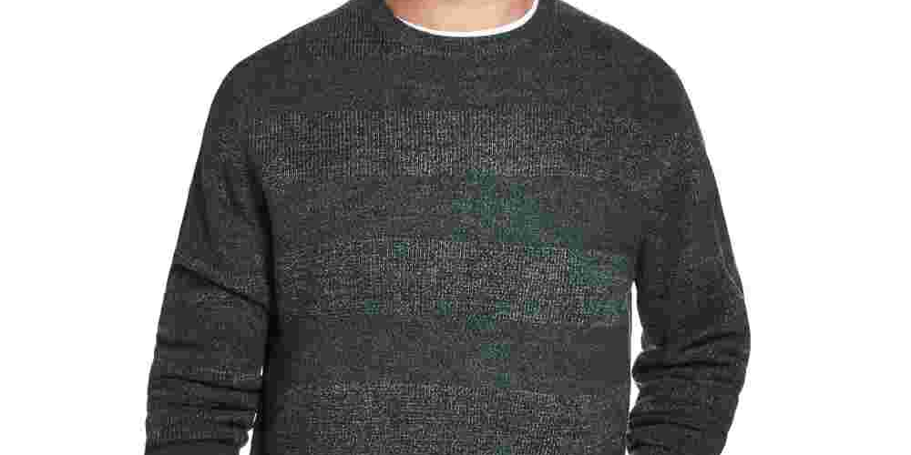 Weatherproof Vintage Men's Green Crew Neck Sweater Fit Sweater Green Size XX-Large