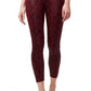 Sanctuary Women's Social Standard Denim Snake Print Skinny Jeans -Red Size 25