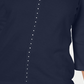 Karen Scott Women's V-Neck Studded Top Navy Size Extra Small