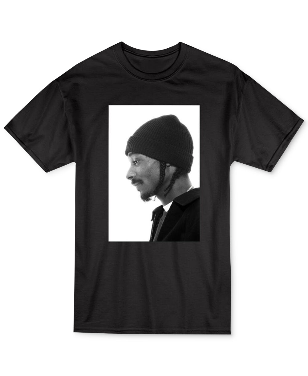 Merch Traffic Men's Snoop Profile Graphic T-Shirt Black Size Medium