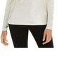INC International Concepts Women's Puff-Sleeve Shine Top Gold Size X-Small