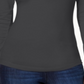 Planet Gold Junior's Long Sleeve T-Shirt Gray Size S