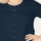 Charter Club Women's Plus Textured Cardigan Navy Size 3X
