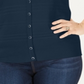 Charter Club Women's Plus Textured Cardigan Navy Size 3X