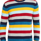 Club Room Men's Regular-Fit Multi-Stripe Sweater Blue Size XX-Large