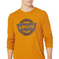 Levi's Men's Expo Thermal T-Shirt Men's Clothing Yellow Size X-Large
