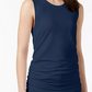 Alfani Women's Ruched Tank Top Blue Size X-Small