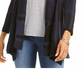 Style & Co Women's Plaid Jacquard Cardigan Sweater Blue Size Large