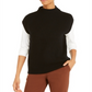 Alfani Women's Sleeveless Mock Neck Sweater Black Size Medium