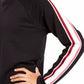 Ideology Women's Striped Long Sleeve Crew Neck Top Black Size Large