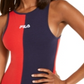Fila Women's Manon Colorblocked Bodysuit Blue Size XL