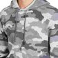 Sun + Stone Men's Camouflage Long Sleeve Crew Neck Draw String Sweater Gray Size Small