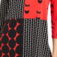 Alfani Women's Printed High Low Tunic Red Size X-Small