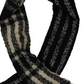 Free People Women's Gemini Blanket Plaid Winter Scarf Black Size Regular