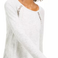 INC International Concepts Women's Wool Blend Grommet Pullover Sweater Grey Size XX-Large
