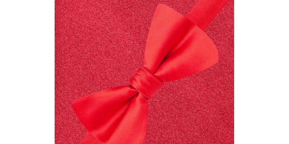 Alfani Men's Satin Dress Bow Tie Red Size Regular