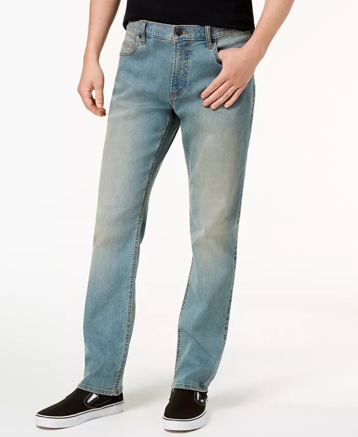 American Rag Men's Barkley Denim Mid Rise Straight Leg Jeans Blue Size 34X30
