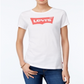 Levi's Women's Slim Crew Neck Tee White Size Large